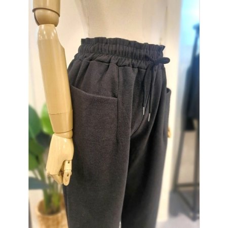 KKOPN401BK_체크 카라 5부 원피스BK