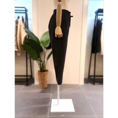 KKOPN401BK_체크 카라 5부 원피스BK