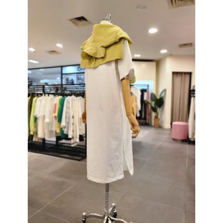 라운드 반팔 원피스IV