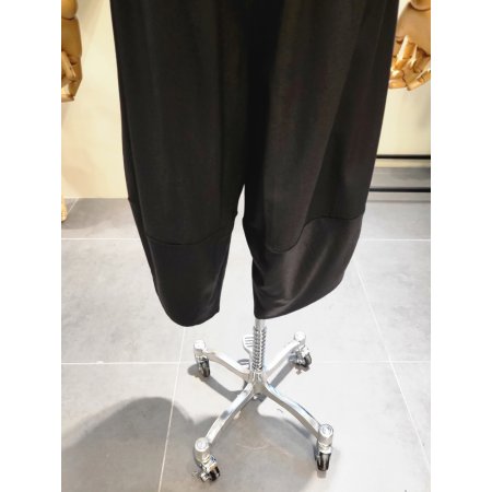 항아리 밴딩 배기 팬츠BK