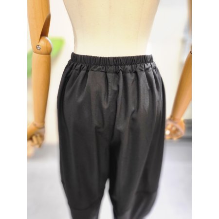 항아리 밴딩 배기 팬츠BK