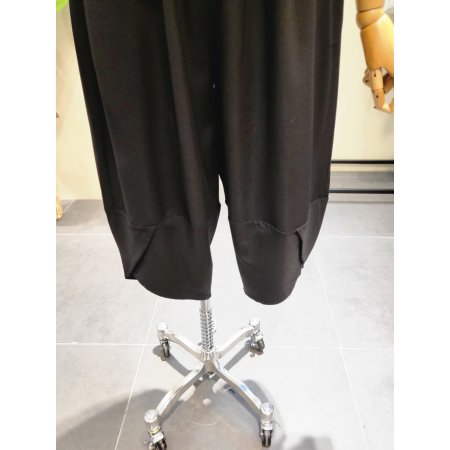 항아리 밴딩 배기 팬츠BK