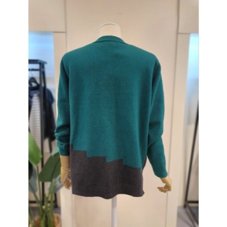 토끼 마을 버튼 가디건