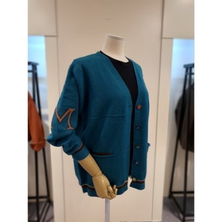 투포켓 컬러버튼 가디건