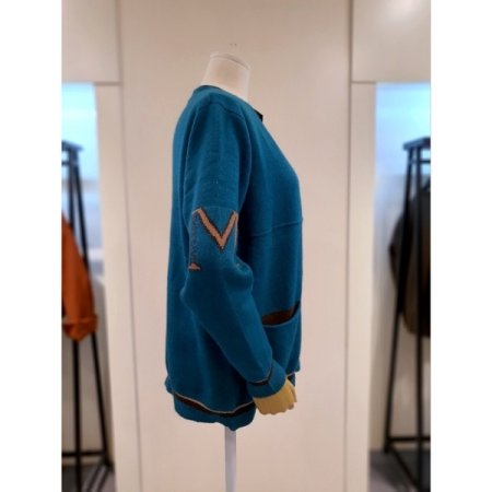 투포켓 컬러버튼 가디건