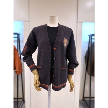 투포켓 컬러버튼 가디건