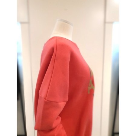 1874 레터링 기모 맨투맨 레드