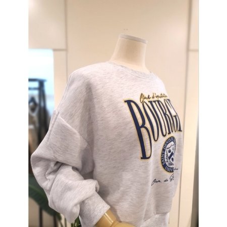 보거스 기모 맨투맨 라이트그레이