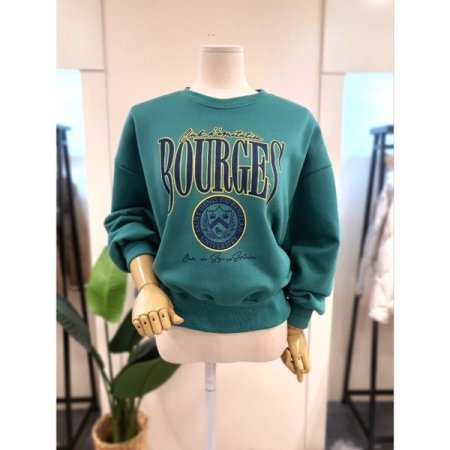 보거스 기모 맨투맨 라이트그레이