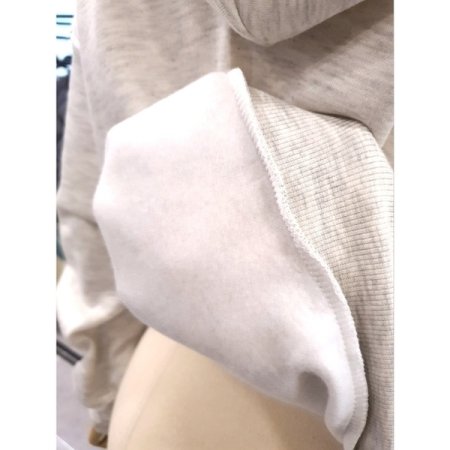 와우 기모 후드 티셔츠 오트밀