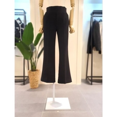 윈터 모닝글 기모 밴딩 팬츠 블랙