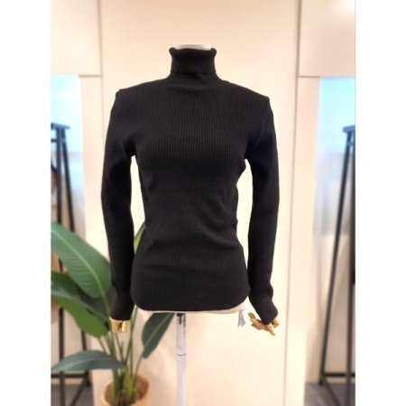 램스 골지 폴라 풀오버 그레이