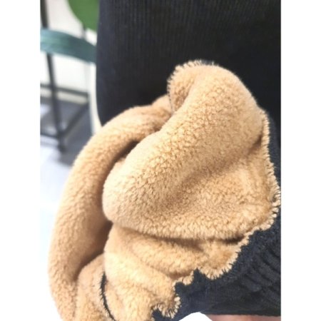 양털 안감 카코 조거 팬츠 아이보리