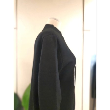 코끼리 반목 니트 블랙