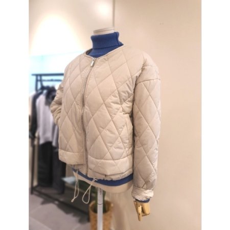 데미아 경량 퀄팅 패딩 아이보리