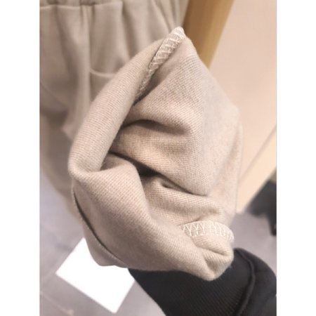 스트링 배기 밴딩 팬츠 아이보리