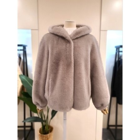 파니 에코 럭셔리 후드 퍼 점퍼