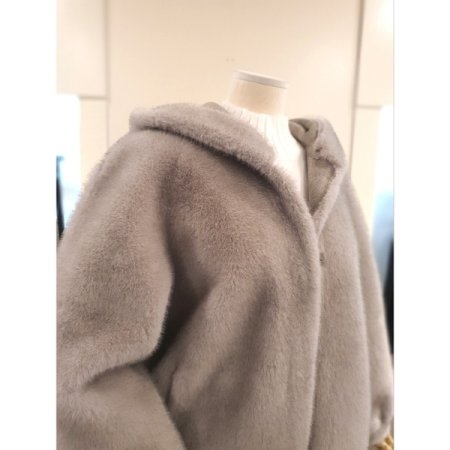 파니 에코 럭셔리 후드 퍼 점퍼