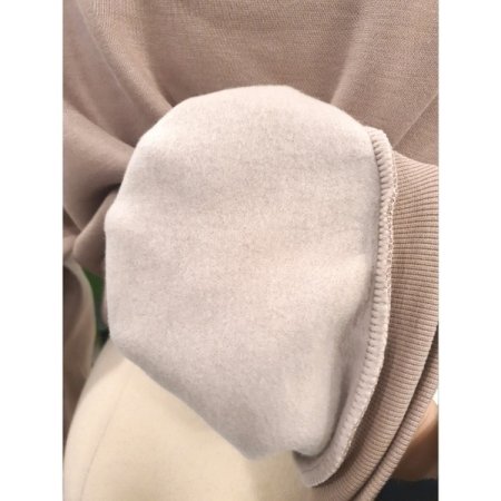 빈티지 프린팅 기모 맨투맨 브라운