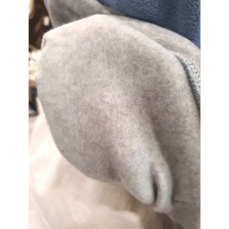 반집업 밑단 밴딩 기모 후리스 맨투맨