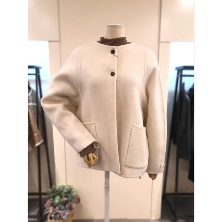 울혼방 핸드메이드 노카라 반코트 IV