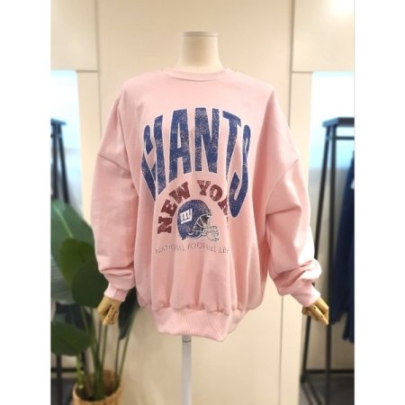 자이언트 박시 맨투맨 옐로우