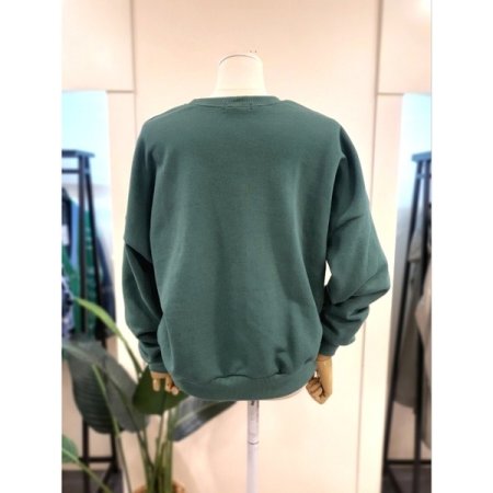 1874 레터링 맨투맨 오렌지