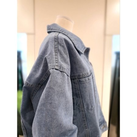 체리 홀릭 데님 자켓 블루