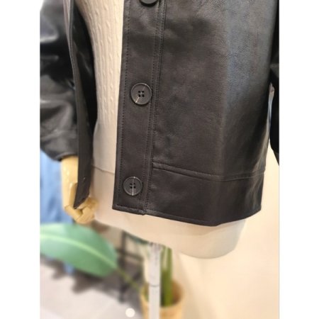 에코 엠버 라이더 가죽 자켓 블랙