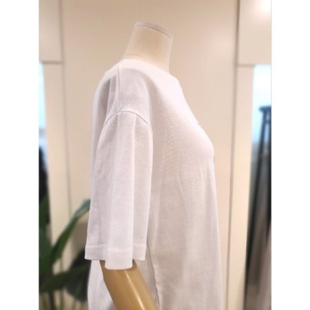 부엉이 호일 프린팅 티셔츠 아이보리