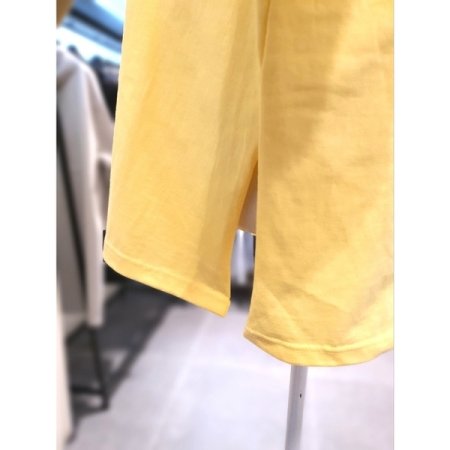 서프 롤업 루즈핏 반팔 티셔츠 옐로우