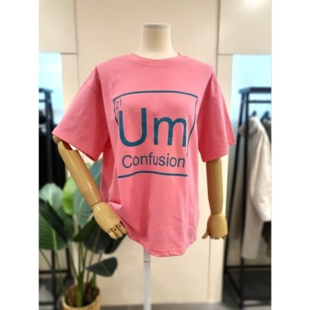 21 루즈핏 반팔 티셔츠 브라운