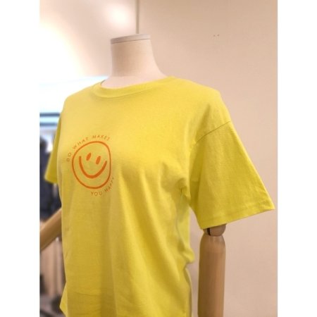 해피스마일 반팔 티셔츠 라이트그린