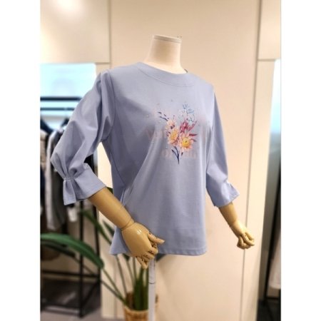 카니발 셔링 7부 소매 티셔츠 SB