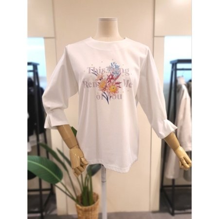 카니발 셔링 7부 소매 티셔츠 SB