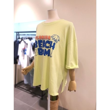 플로리다 소매 롤업 반팔 티셔츠 LE