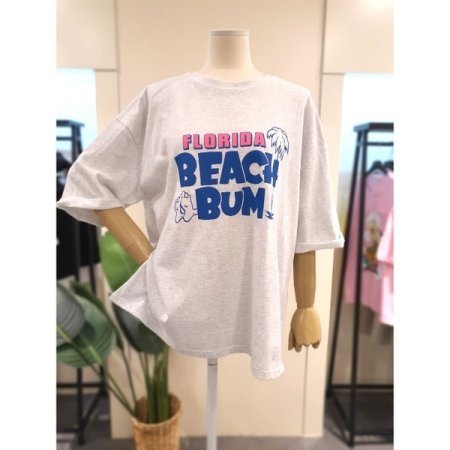 플로리다 소매 롤업 반팔 티셔츠 LE