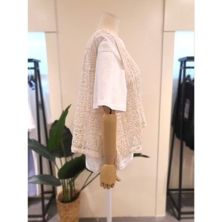 스퀘어 레이스 베스트 아이보리