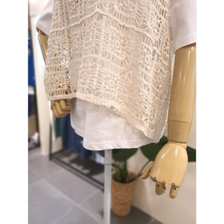 스퀘어 레이스 베스트 아이보리