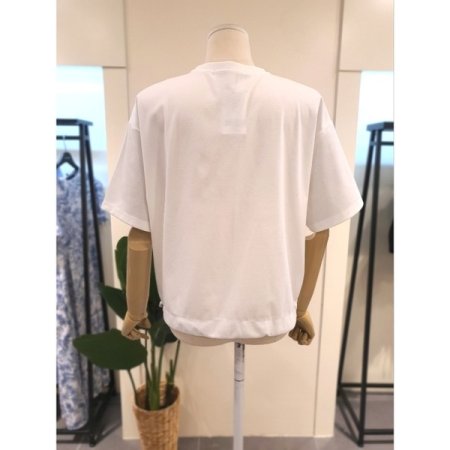 호피 슈즈 스트링 반팔 티셔츠 IV