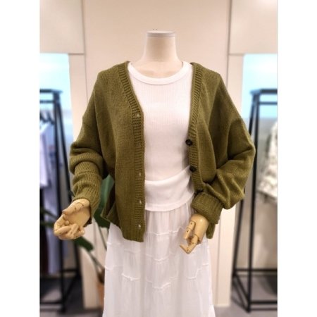 어텀 나그랑 니트 가디건 네이비