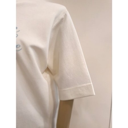 플라워 프린팅 반팔 티셔츠 아이보리