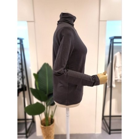 에어 릴랙스 찰랑 폴라 티셔츠 다크