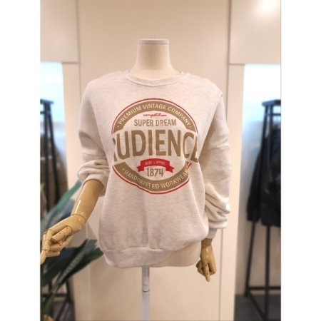 1874 레터링 맨투맨 레드