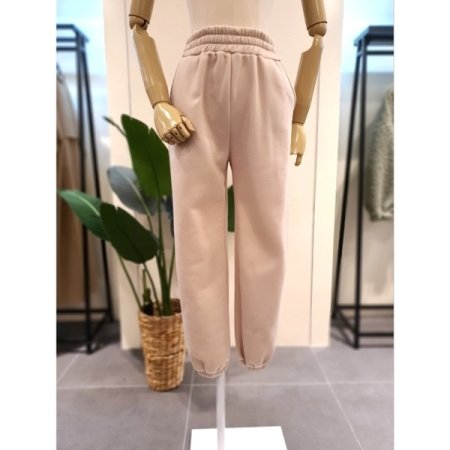 기모 후드조거 세트 베이지