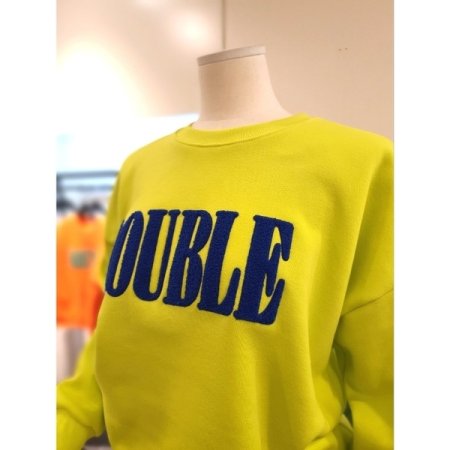 부클 기모 맨투맨 옐로우