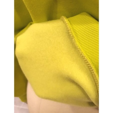 부클 기모 맨투맨 옐로우