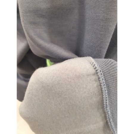 기모 도기 프린팅 맨투맨 스카이블루