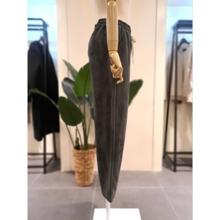 안감기모 워싱 코듀 와이드 팬츠 카키