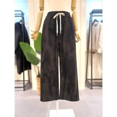 안감기모 워싱 코듀 와이드 팬츠 블랙